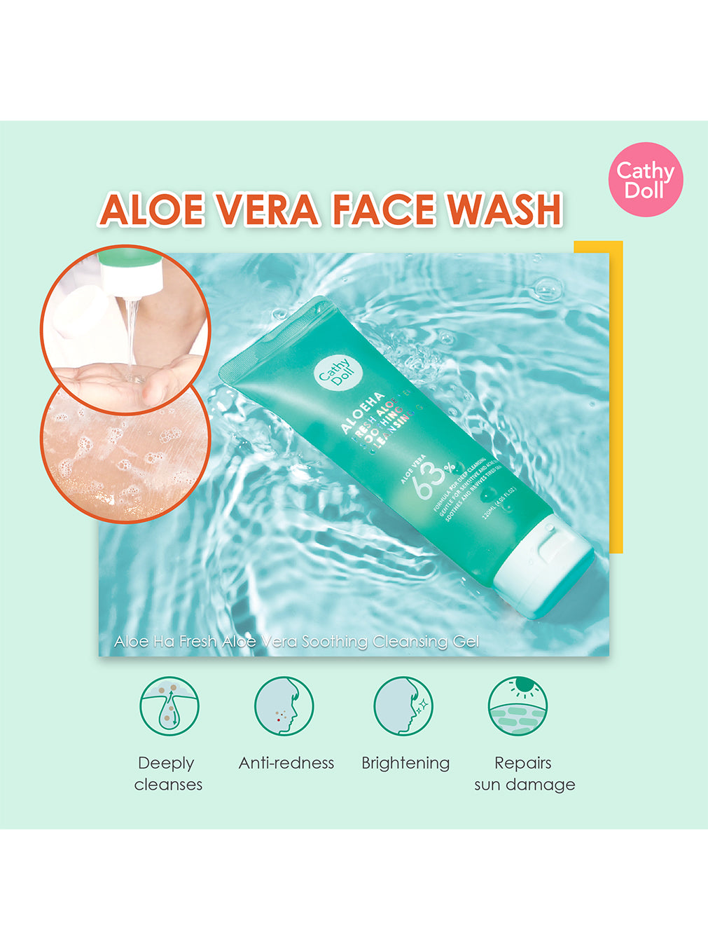 Fresh Aloe Vera Soothing Cleansing Gel