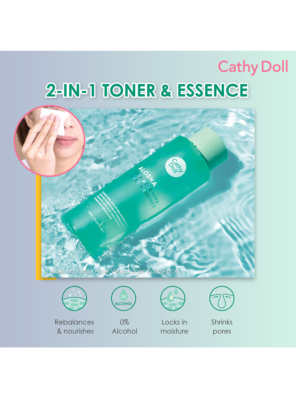 Freash Aloe Vera Toner & Essence