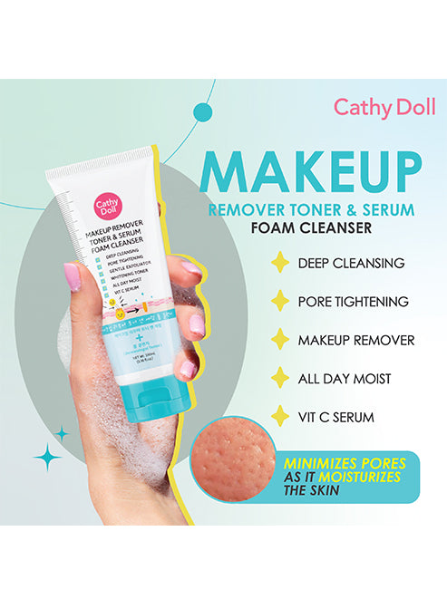 Make Up Remover Toner Serum Foam Cleanser