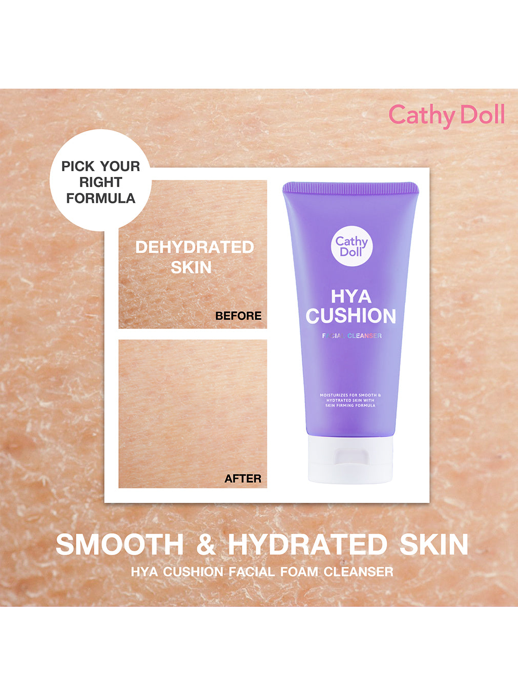 Hya Cushion Facial Foam Cleanser