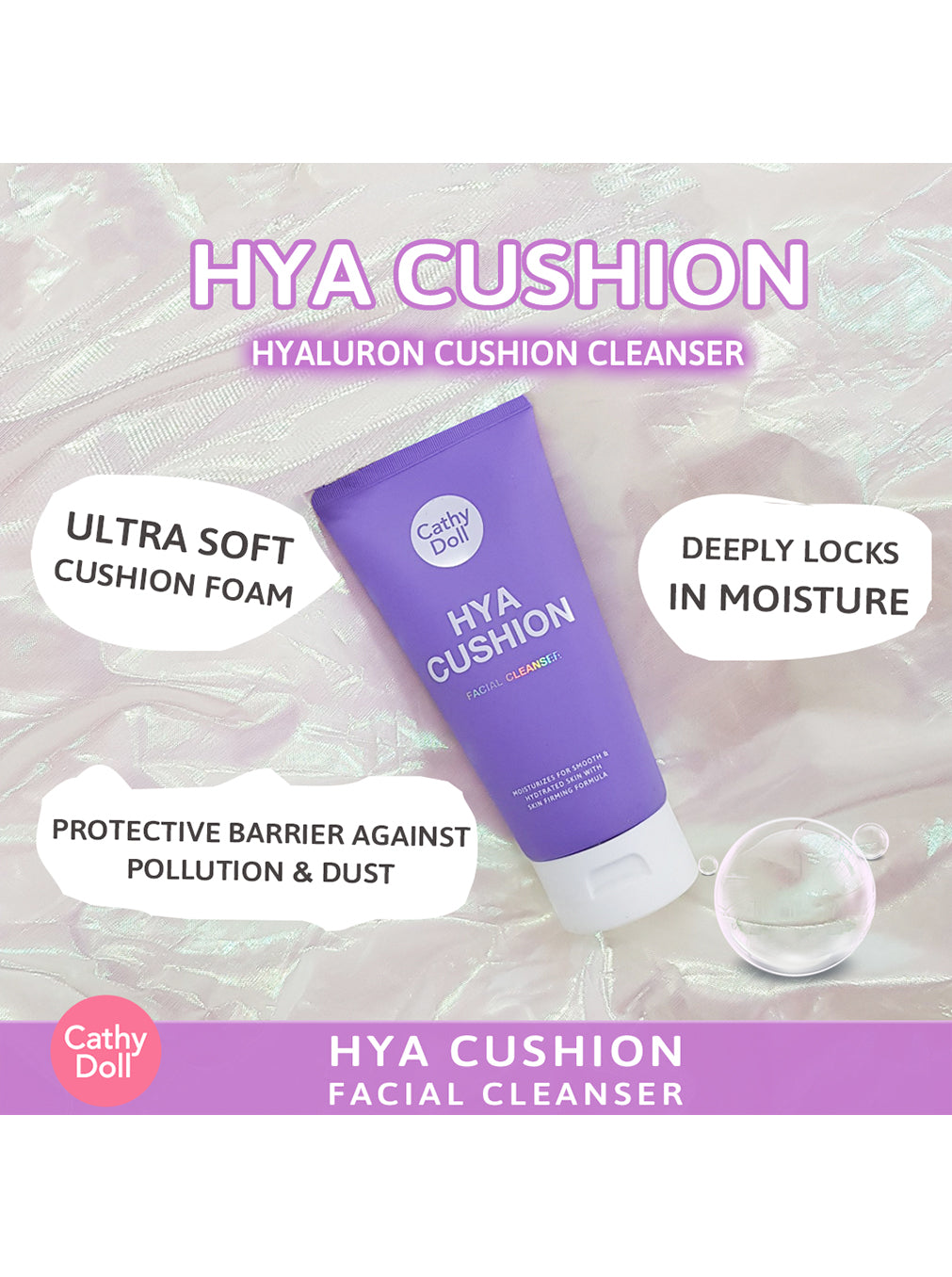 Hya Cushion Facial Foam Cleanser