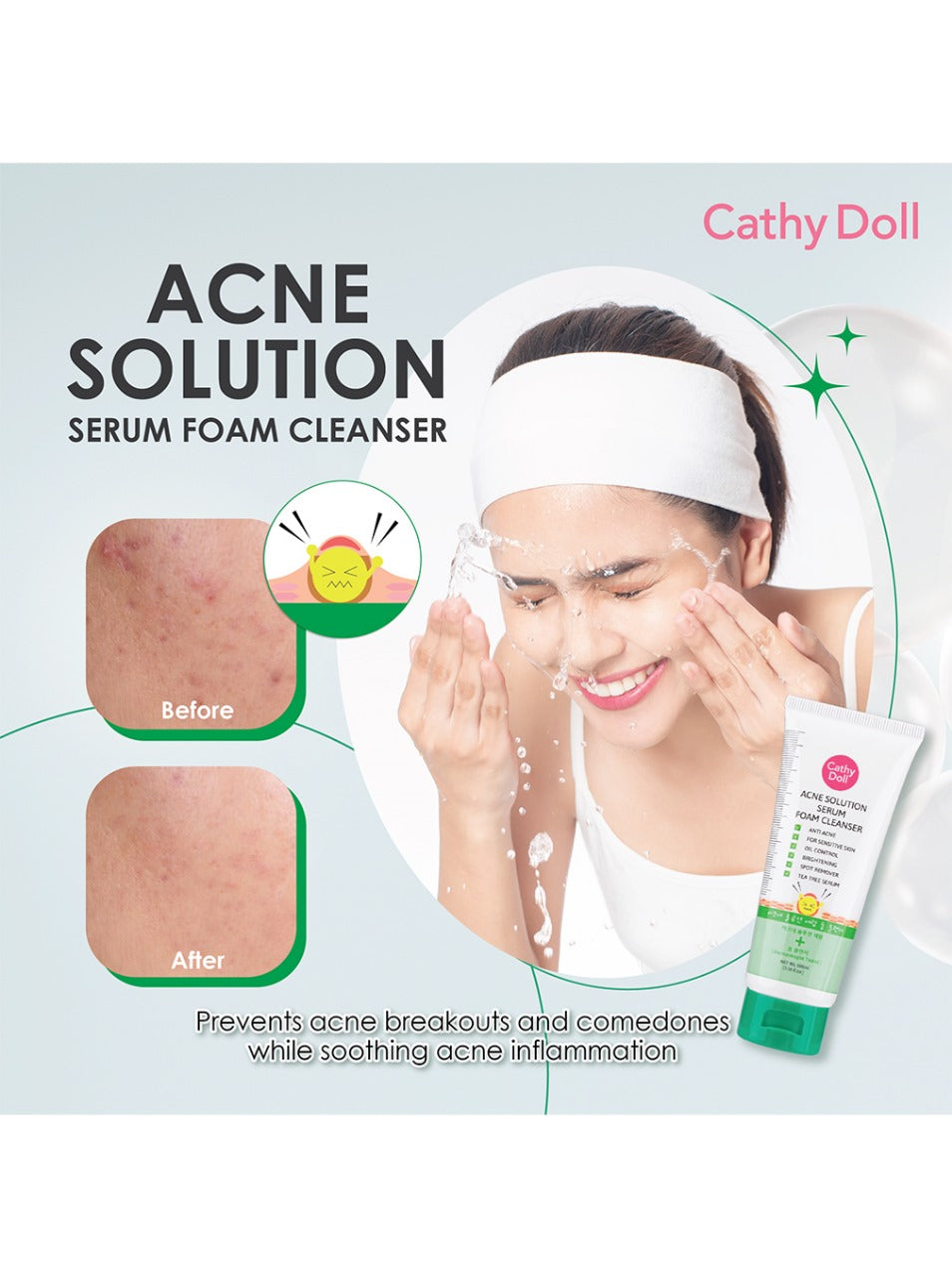 Acne Solution Serum Foam Cleanser