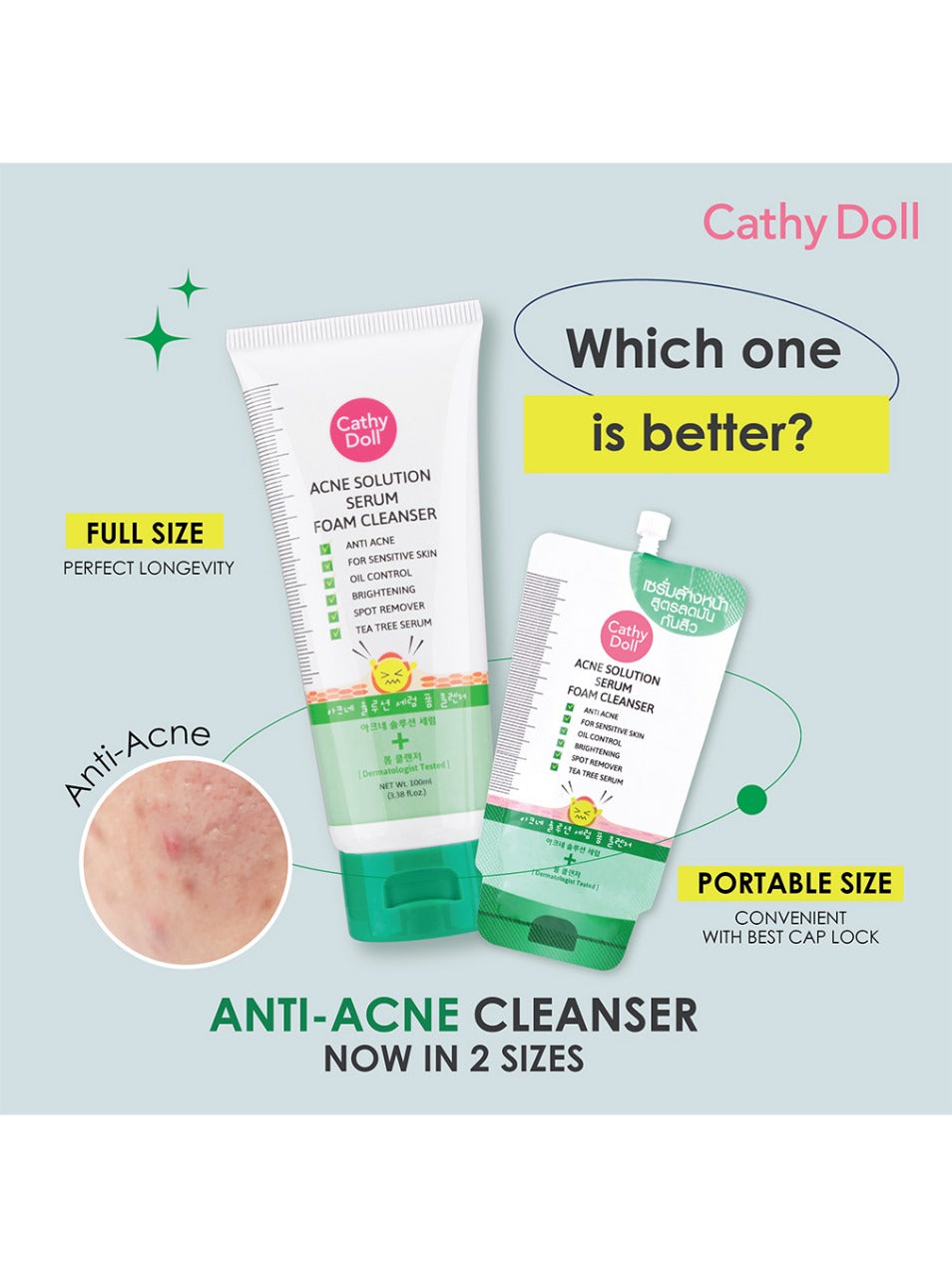 Acne Solution Serum Foam Cleanser